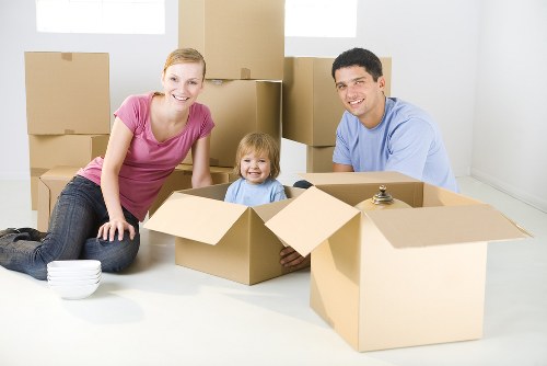 Moving boxes and home removal planning in West Hampstead