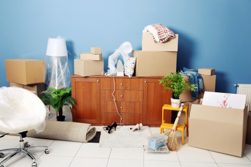 Professional movers in West Hampstead handling a relocation task