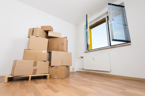 Commercial office moving team supporting a West Hampstead business