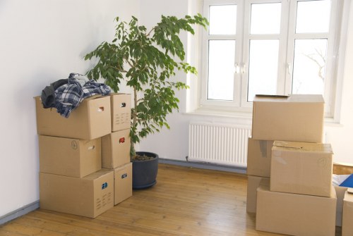 Careful furniture wrapping and loading during a local house move