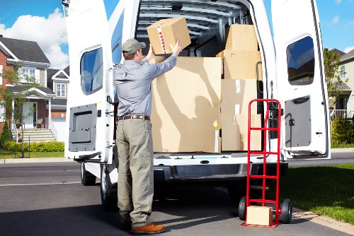 Preparing desks and storage units for a commercial relocation in West Hampstead