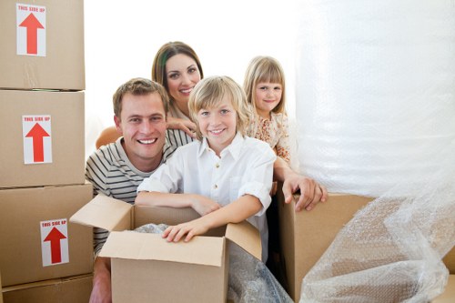 Professional removal van service with furniture handling